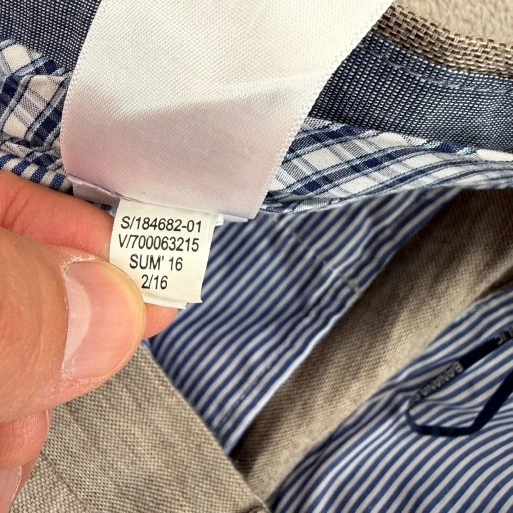 Banana Republic Aiden Fit Trouser Pants in Brown Men 34x36 Linen Blend